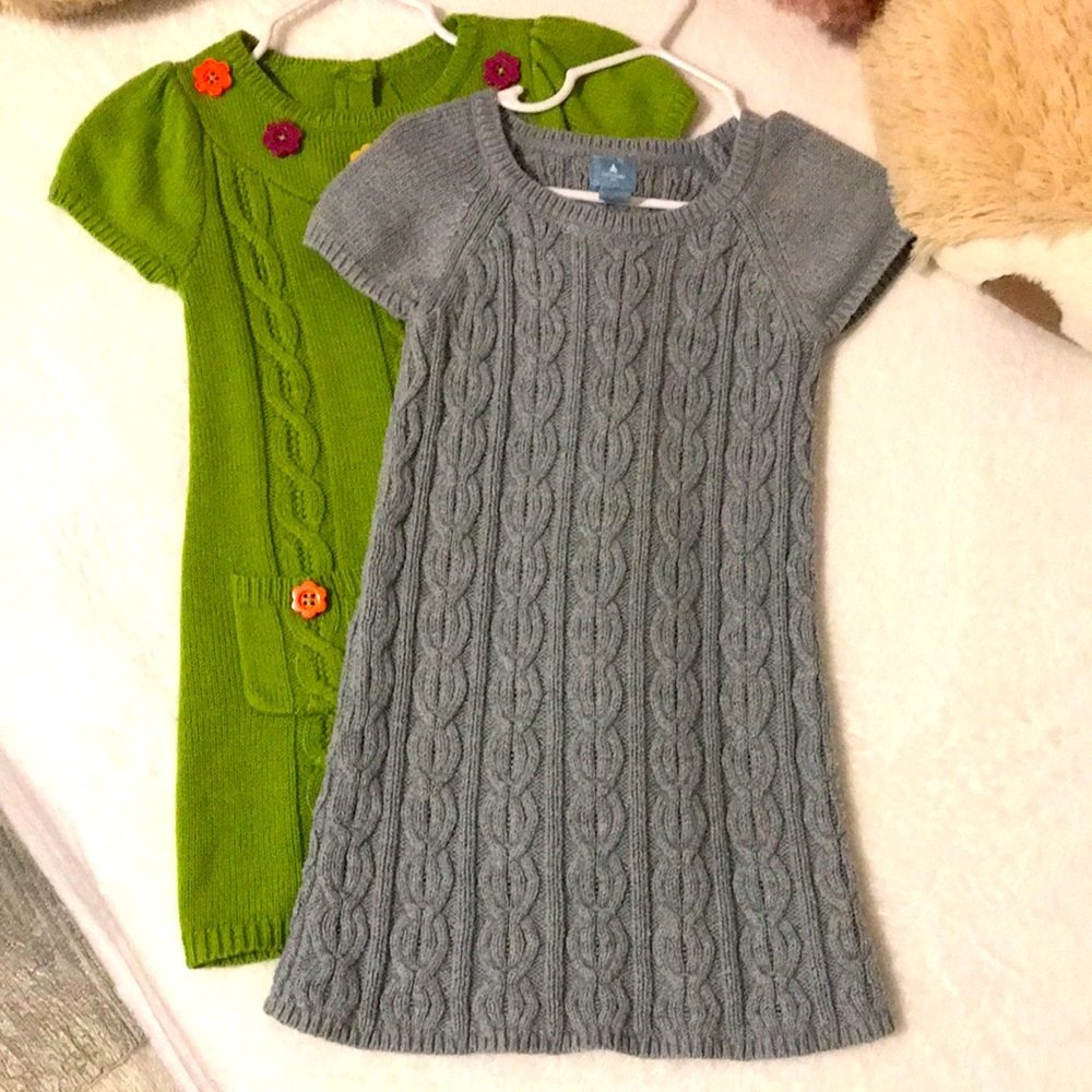 2 Toddler Sweater Dresses